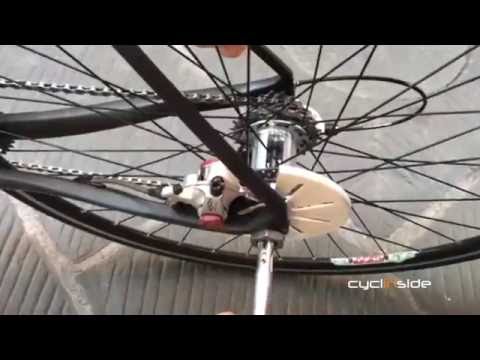 Sgancio rapido con freno a disco