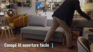 Canapé convertible Cubed -- ouverture compact -- showroom Paris