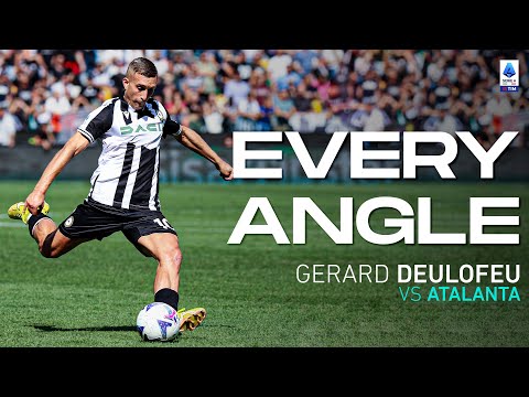Deulofeu’s masterful set piece | Every Angle | Udinese-Atalanta | Serie A 2022/23