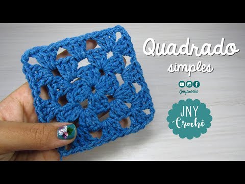 CLASS 8: HOW TO MAKE A SIMPLE SQUARE | CROCHET CLASS FOR BEGINNERS