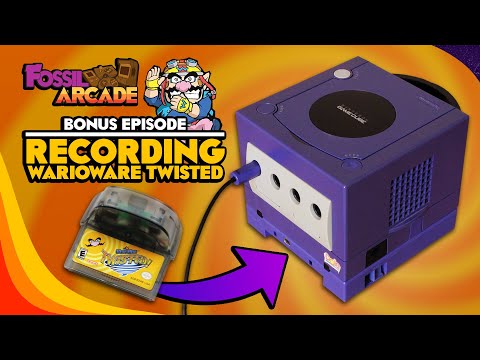 Recording WarioWare Twisted - BONUS Fossil Arcade