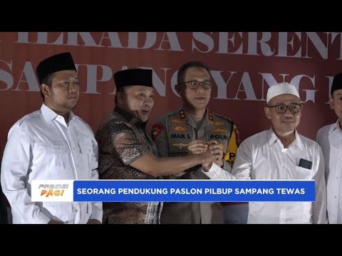 SEORANG PENDUKUNG PASLON PILBUP SAMPANG TEWAS