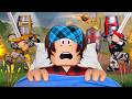 He Woke Up In The PAST A Roblox Movie