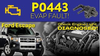 P0443 Evap Fault! Check Engine Light Diagnosed! Ford Escape