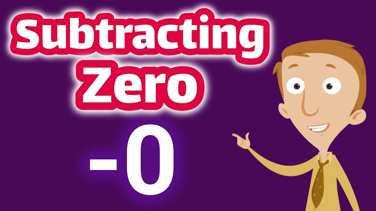 Subtracting Zero for Kids | Subtraction with Zero