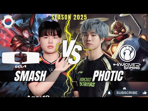 DK Smash vs IG Photic - Smash KALISTA vs Photic CORKI ADC - Patch 25.24 KR Ranked | lolrec