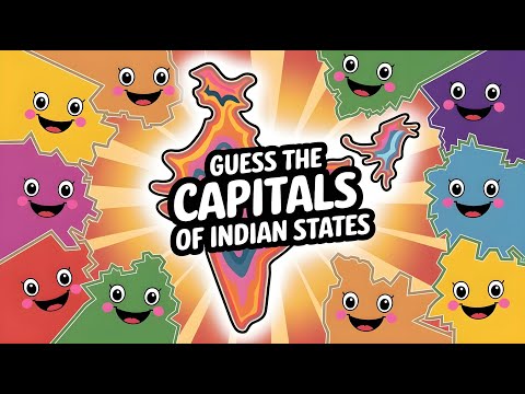 Guess the Capitals of Indian States 🌏 | the Capital Cities of India Quiz Challenge | ChilliPop