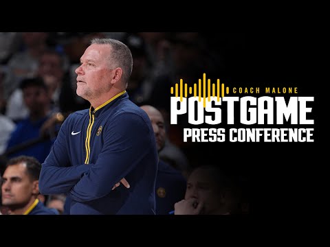Nuggets Postgame Media: Coach Malone | DEN vs. MIN Round 1 Game 2 | 4-19-23