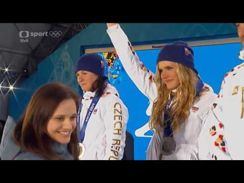 ZOH 2014 Medailový ceremoniál - Stříbrná biatlonová štafeta