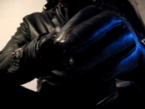 Leather and gloves