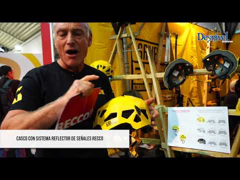 Casco con sistema reflector de señales Recco de Grivel en ISPO 2018