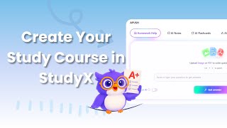 How To Create Your Own Study Course in StudyX #studytips #ainote #aiquiz #aitools #studyx #students