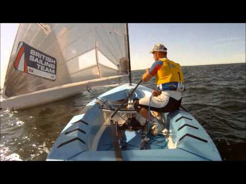 On board with Andrew Mills at the Finn Gold Cup in Tallinn