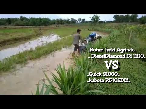 Ujicoba perdana handtraktor diamond di1100 mantaff