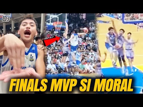 Muntik KUYUGIN si Moral sa Game 3 Finals! POINT GOD MODE ang 17yo sa liga ng U22, CHAMP + FMVP!