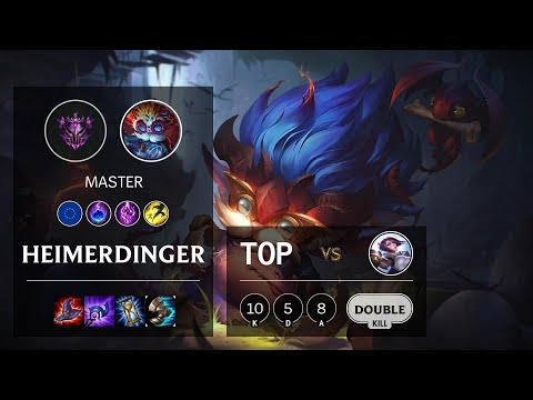 Heimerdinger Top vs Fiora - EUW Master Patch 10.4