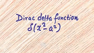 Dirac delta function _ Property _1 _ Solved Problem 