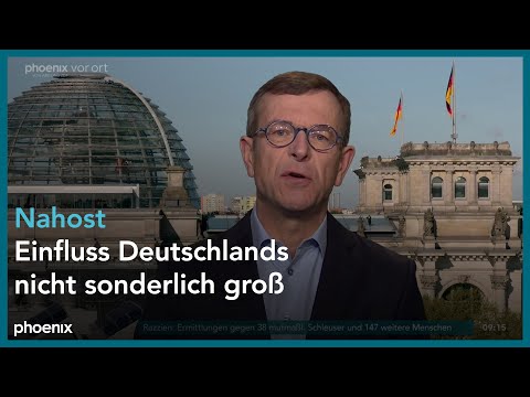 phoenix nachgefragt mit Christoph von Marschall zur Situation im Nahen Osten am 18.04.24