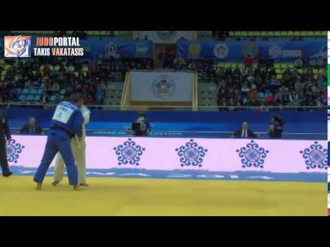 Judo Grand Prix Astana 2014 Final -73kg MUKI SAGI (ISR) vs. DUPRAT PIERRE (FRA)