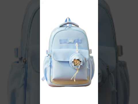 MOCHILA CON MONEDERO + PELUCHE GATITO SUPER CUTE