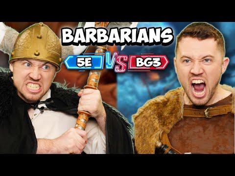 5th Edition VS Baldur's Gate 3: Barbarians