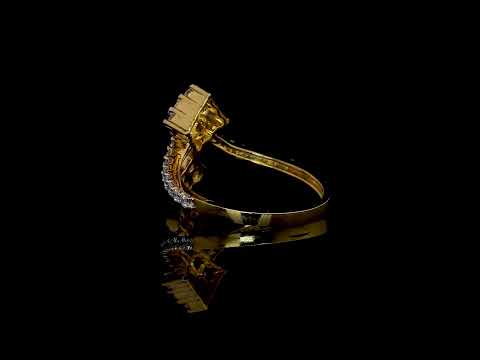 Rose Gold Diamond Tiara Ring