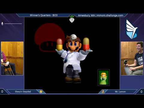 MMOM159 SSBM - Stacy's Stepdad (Peach) vs. Mr. Lemon (Dr. Mario) - Melee WQF