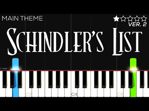 Schindler’s List - Main Theme | EASY Piano Tutorial