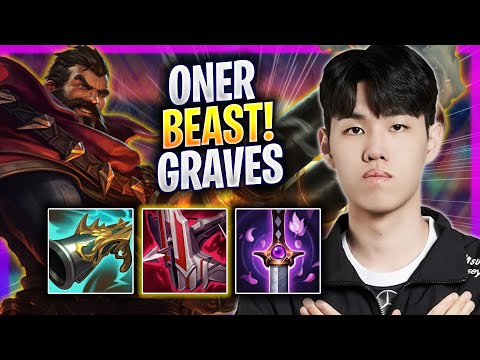 ONER IS A BEAST WITH GRAVES! - T1 Oner Plays Graves JUNGLE vs Ivern! | Season 2024