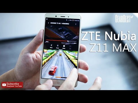 ZTE Nubia Z11 MAX 4G Phablet Hands-on Video - Gearbest.com