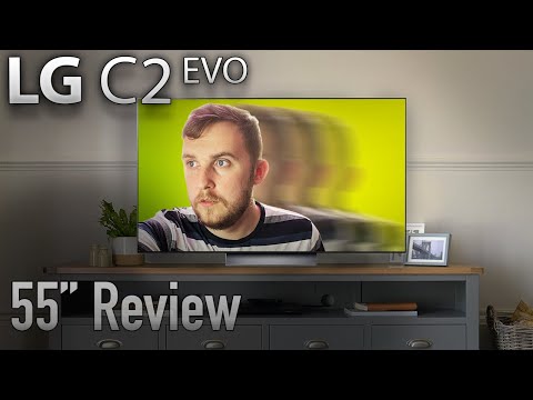 LG C2 55 inch Review - Motion Test, Evo brightness and more!