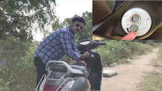 How to open Honda Activa lock when the shutter closed with finger