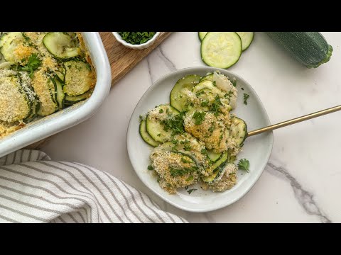 Simple Zucchini Gratin Recipe