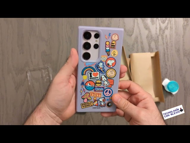 Vídeo relacionado con Funda para Samsung Galaxy S23 Oficial de Peanuts Snoopy Rayas para Proteger tu móvil. Carcasa para Samsung de Silicona Flexible con Licencia Oficial de Snoopy
