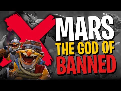 MARS the God of BANNED - Techies DotA 2 Patch 7.21C