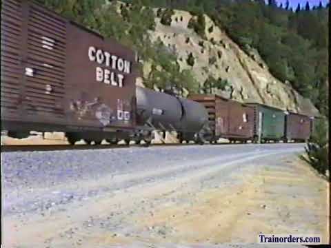 Classic Railroad Series 696 - Southern Pacific 8388 West at Dunsmuir, California May 24, 1992.