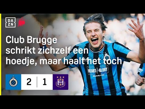 Club Brugge wins the top match! 🔵⚫️ | Club Brugge KV vs RSC Anderlecht
