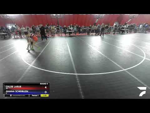 144 Lbs Round 5 - Chloe LaRue, WI Vs Gianna Scheiblein, IL Ef4c