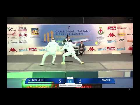 Italian Championships 2023 JME - L4 - Simone Mencarelli v Edoardo Manzo