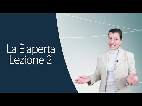 Online Diction Course: It's Open - Part 2