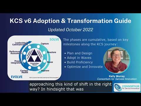 The new and improved KCS v6 Adoption & Transformation Guide | 5 min summary!