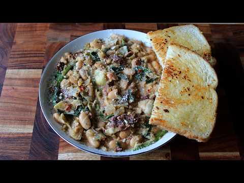 Creamy Tuscan White Bean Skillet | Cozy Fall Recipes | The Sweetest Journey