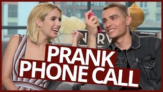 Dave Franco and Emma Roberts PRANK CALL DARE! video