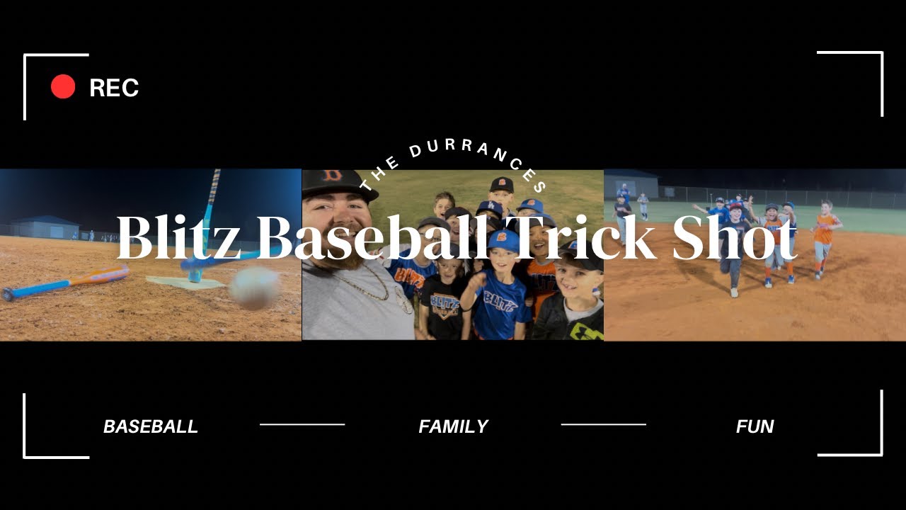 Blitz 8U Durrance Baseball Trick Shot!