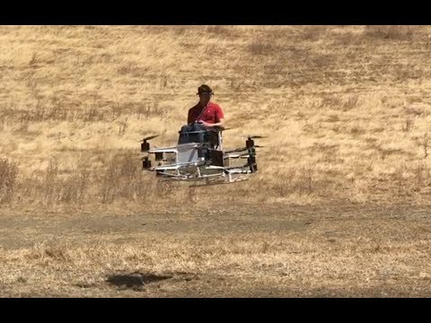 Guy builds working hoverbike in garage