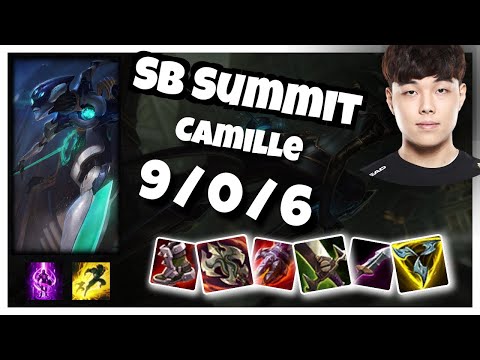 Camille vs Sylas SB Summit TOP (9/0/6) Gameplay Replay - Patch 10.24