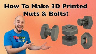 How to Make a Bolt and Nut in Tinkercad That Really Work!