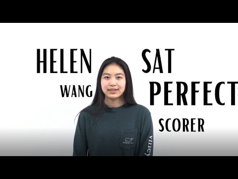 Helen Wang (Clements HS) explains how she got a PERFECT SAT score