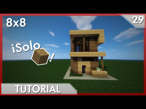 Insane Minecraft Modern House with Wood! Easy step-by-step guide. #29