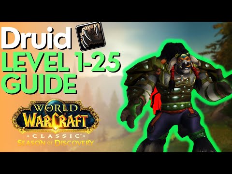 The FASTEST Druid 1-25 Levelling Guide - SoD Talents & Runes